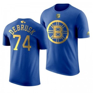 Boston Bruins Jake Debrusk Bruins Royal T-Shirt - Sale