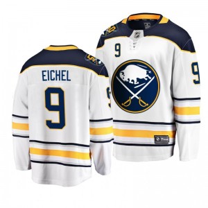 50th Anniversary Buffalo Sabres White Breakaway Player Fanatics Branded Jack Eichel Jersey - Sale