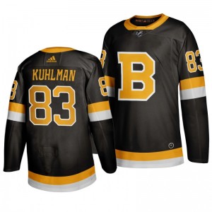 Bruins Karson Kuhlman 2019-20 Third Authentic Jersey - Black - Sale