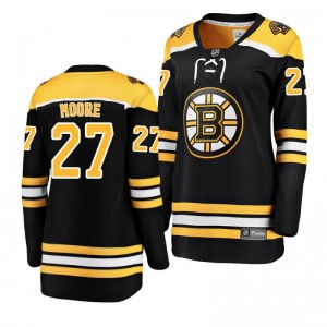 John Moore Boston Bruins Black Breakaway Player Home Women's Jersey - Sale