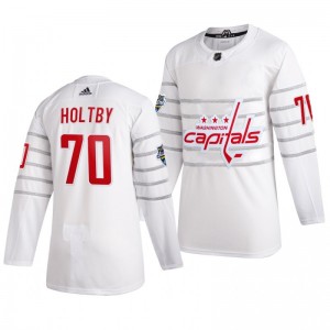 Washington Capitals Braden Holtby 70 2020 NHL All-Star Game Authentic adidas White Jersey - Sale
