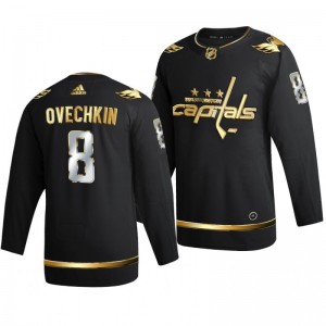 Capitals Alexander Ovechkin Black 2021 Golden Edition Limited Authentic Jersey - Sale