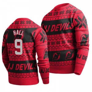 Devils Taylor Hall Red 2019 Ugly Christmas Sweater - Sale
