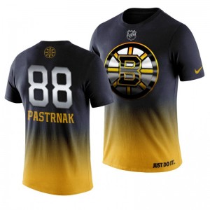 Boston Bruins Yellow Midnight Mascot David Pastrnak T-shirt - Sale