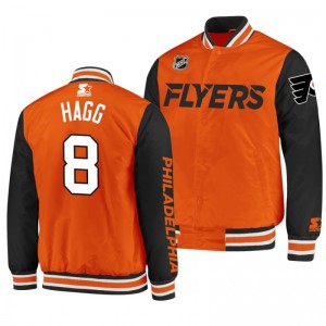 Philadelphia Flyers Robert Hagg Classic Player Authentic Pro Orange Jacket - Sale