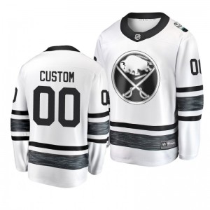 Sabres Custom White 2019 NHL All-Star Jersey - Sale