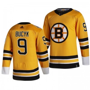 Bruins John Bucyk 2021 Reverse Retro Gold Authentic Jersey - Sale