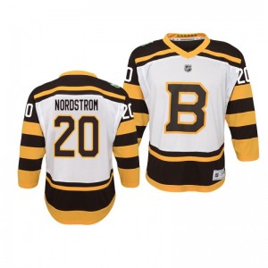 Bruins Joakim Nordstrom 2019 Winter Classic White Youth Jersey - Sale