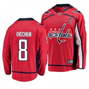 Capitals Alex Ovechkin Home Breakaway Player Red Youth Jersey - Sale