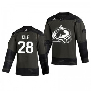 Ian Cole 2019 Veterans Day Avalanche Practice Authentic Jersey - Sale