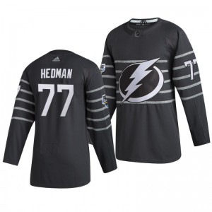 Tampa Bay Lightning Victor Hedman 77 2020 NHL All-Star Game Authentic adidas Gray Jersey - Sale