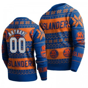 Islanders Custom Royal 2019 Ugly Christmas Sweater - Sale