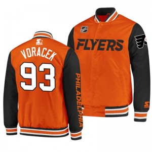 Philadelphia Flyers Jakub Voracek Classic Player Authentic Pro Orange Jacket - Sale