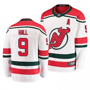 Taylor Hall Devils White Breakaway Player Alternate Jersey - Sale