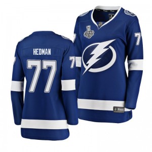 Lightning Victor Hedman Women's 2020 Stanley Cup Final Breakaway Player Home Blue Jersey - Sale