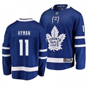 Zach Hyman Maple Leafs Blue Breakaway Home Player Jersey - Sale