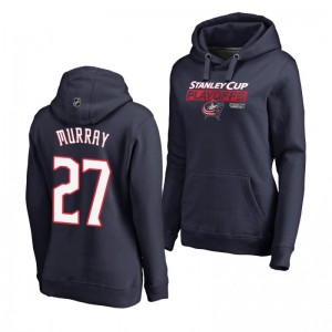 Ryan Murray Columbus Blue Jackets 2019 Stanley Cup Playoffs Bound Body Checking Pullover Women's Navy Hoodie - Sale