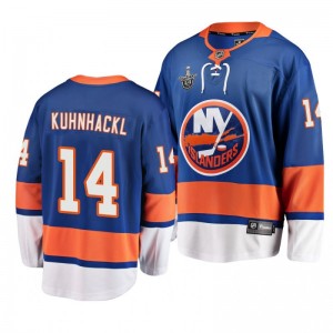 Islanders 2019 Stanley Cup Playoffs Tom Kuhnhackl Breakaway Player Royal Jersey - Sale