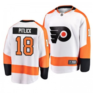 Flyers 2019-20 Away Tyler Pitlick Breakaway Player Fanatics Branded White Men's Jersey - Sale