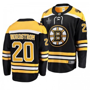 Bruins 2019 Stanley Cup Playoffs Joakim Nordstrom Breakaway Player Black Jersey - Sale
