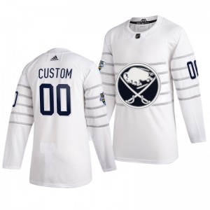 Buffalo Sabres Custom 00 2020 NHL All-Star Game Authentic adidas White Jersey - Sale