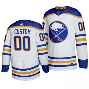 Sabres Custom Away Authentic Return to Royal White Jersey - Sale