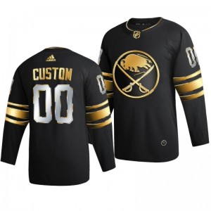 Sabres Custom Black 2021 Golden Edition Limited Authentic Jersey - Sale