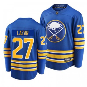 Sabres 2020-21 Curtis Lazar Breakaway Player Home Royal Jersey - Sale