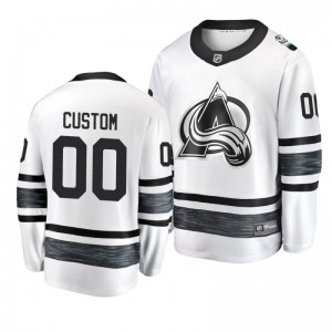 Avalanche Custom White 2019 NHL All-Star Jersey - Sale