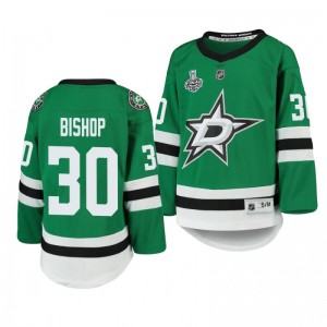 Youth Stars Ben Bishop 2020 Stanley Cup Final Replica Player Home Kelly Green Jersey - Sale