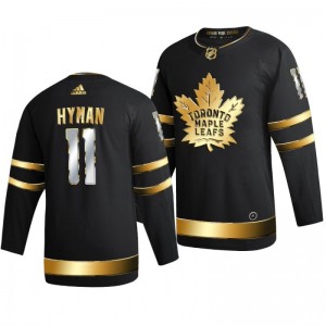 Maple Leafs Zach Hyman Black 2021 Golden Edition Limited Authentic Jersey - Sale