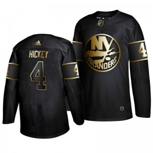 Thomas Hickey Islanders Golden Edition  Authentic Adidas Jersey Black - Sale