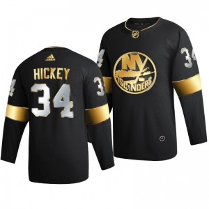 Islanders Thomas Hickey Black 2021 Golden Edition Limited Authentic Jersey - Sale