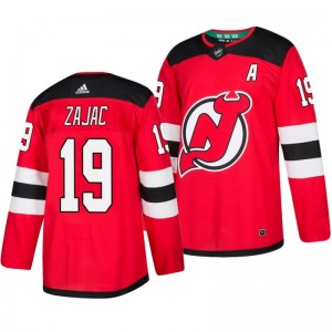 Devils Travis Zajac Red Home Adidas Authentic Jersey - Sale