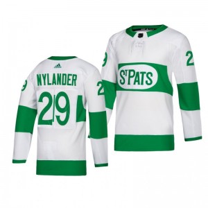 Toronto Maple Leafs William Nylander White St. Pats Adidas Authentic Player Jersey - Sale