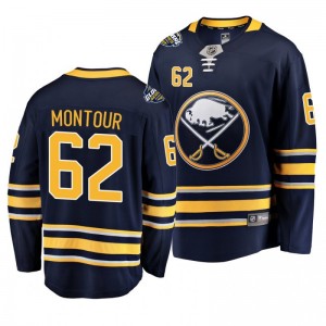 Brandon Montour Sabres 2019 NHL Global Series Breakaway Player Navy Jersey - Sale