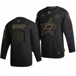 2020 Salute To Service Stars Ben Bishop Black Authentic Jersey - Sale