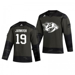 Calle Jarnkrok 2019 Veterans Day Predators Practice Authentic Jersey - Sale