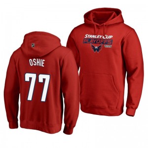 T. J. Oshie Washington Capitals 2019 Stanley Cup Playoffs Bound Body Checking Pullover Hoodie Red - Sale