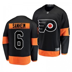 Travis Sanheim Philadelphia Flyers Youth 2019 Alternate Black Breakaway Player Fanatics Branded Jersey - Sale