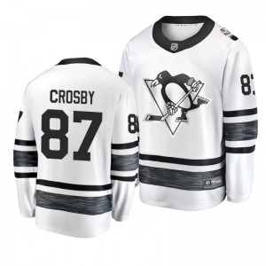 Penguins Sidney Crosby White 2019 NHL All-Star Jersey - Sale