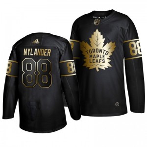 William Nylander Maple Leafs Black Authentic Golden Edition Adidas Jersey - Sale