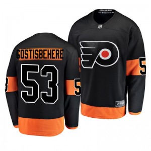Shayne Gostisbehere Philadelphia Flyers Youth 2019 Alternate Black Breakaway Player Fanatics Branded Jersey - Sale