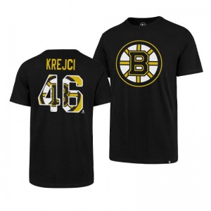 Bruins David Krejci Super Rival Black Short Sleeve T-Shirt - Sale