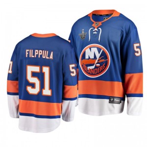 Islanders 2019 Stanley Cup Playoffs Valtteri Filppula Breakaway Player Royal Jersey - Sale