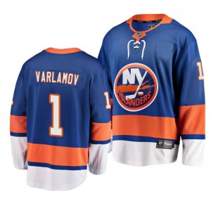 Islanders Semyon Varlamov Breakaway Player Royal Home Jersey - Sale