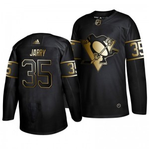 Tristan Jarry Penguins 2019 Golden Edition Authentic Adidas Jersey - Black - Sale
