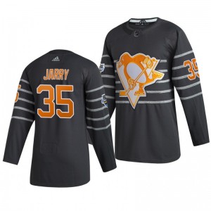 Pittsburgh Penguins Tristan Jarry 35 2020 NHL All-Star Game Authentic adidas Gray Jersey - Sale