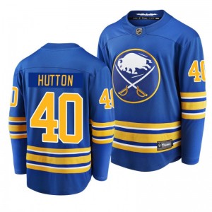 Sabres 2020-21 Carter Hutton Breakaway Player Home Royal Jersey - Sale