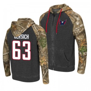 Capitals Shane Gersich RealTree Camo Pullover Hoodie Gray - Sale